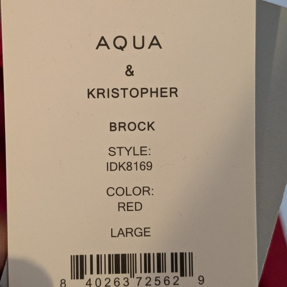 Aqua & Christopher Brock Red Dress Size L - Picture 5 of 7